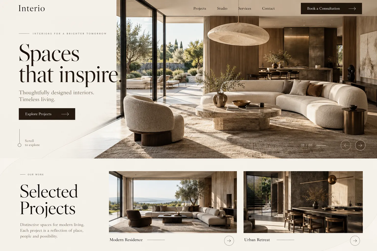 Interior Design Website