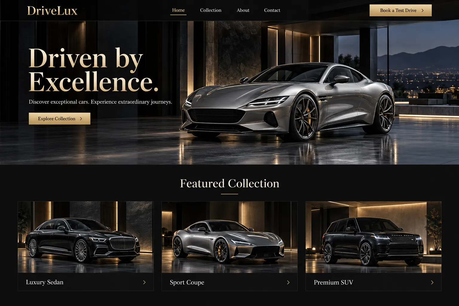 Automobile Website