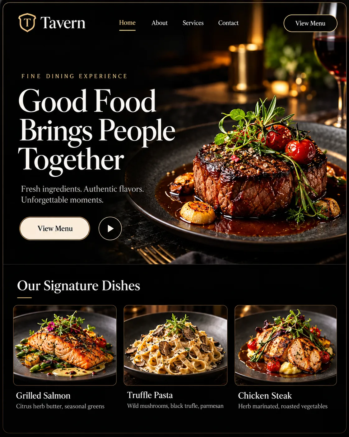 Restaurant Website